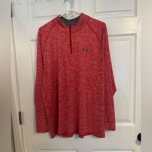 Under Armour Men's Heat Gear 3/4 Zip Long Sleeve Size XL